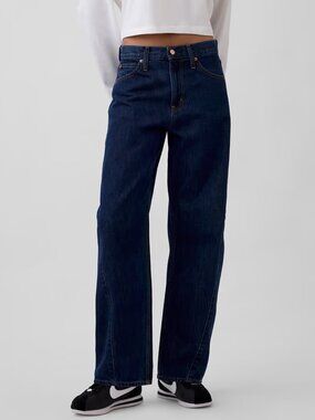 The Gap High Rise Barrel Jeans
